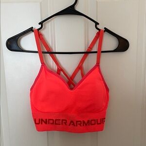 Under Armour Women's Bright Coral Sports Bra